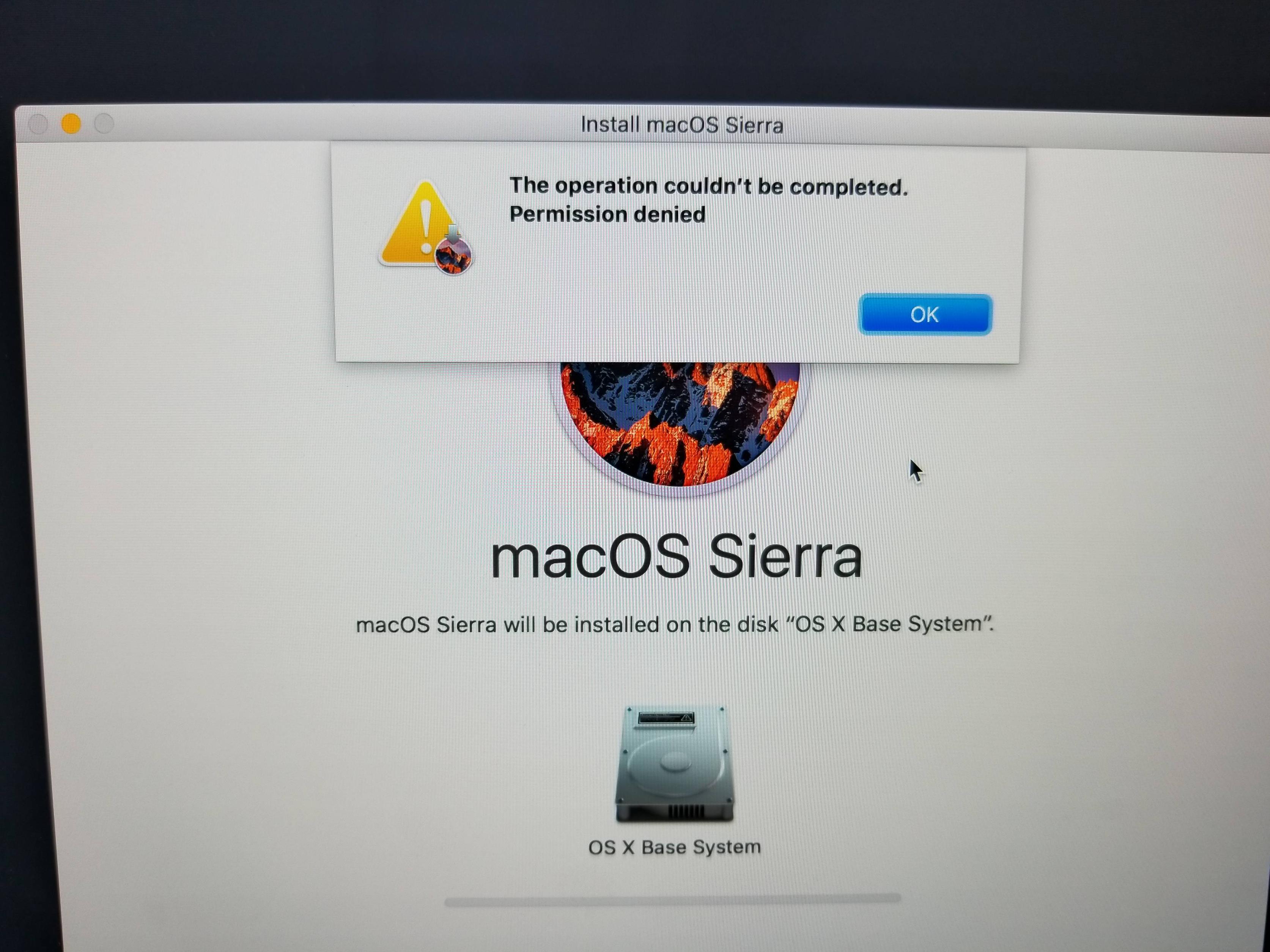 restart mac for fesh install